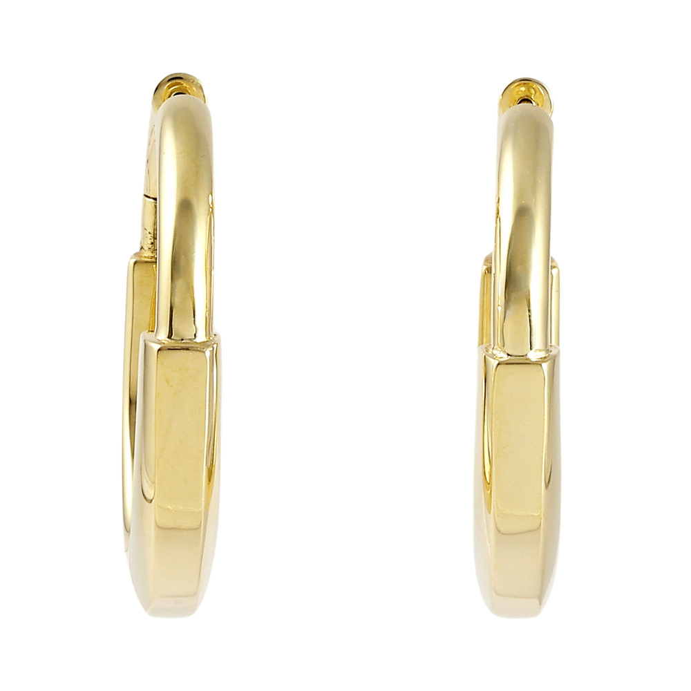 Tiffany & Co. Lock M Earrings 18K Yellow Gold 72342852