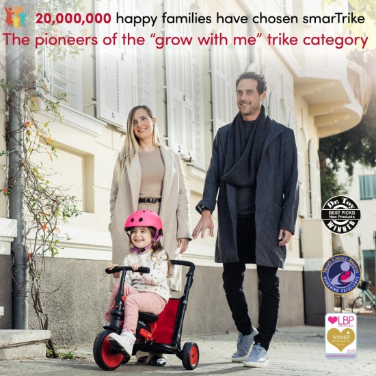 STR3, 6-in-1 Folding Stroller Tricycle, 10M+
