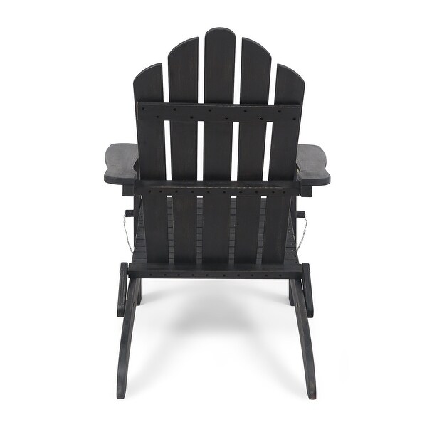 Hollywood Foldable Acacia Adirondack Chair by Christopher Knight Home