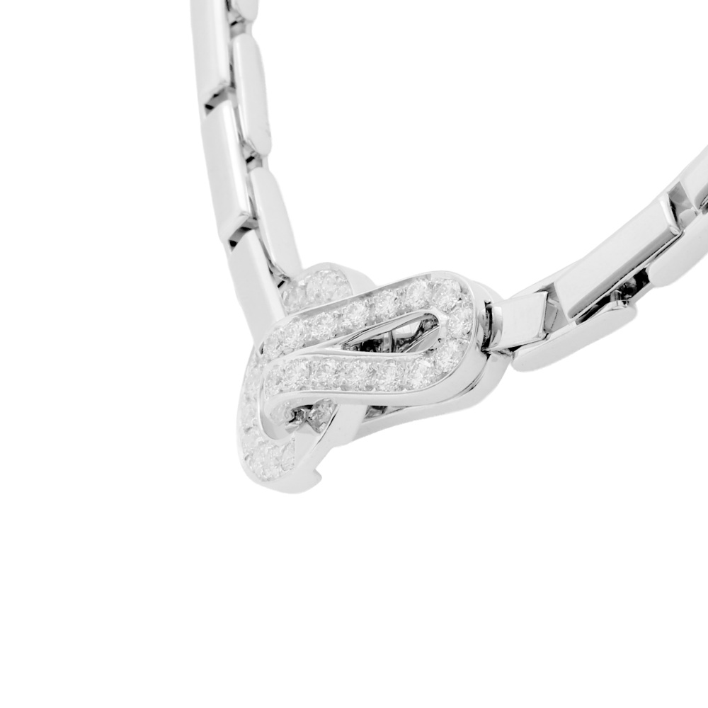 Cartier Agraf Necklace 18K White Gold Diamond N70203500