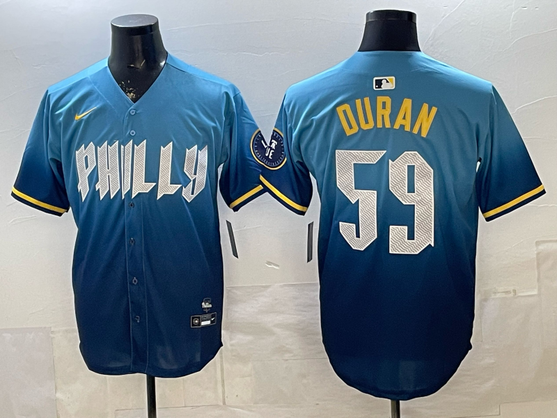 Men's Philadelphia Phillies Jhoan Duran #59 Navy City Connect Limited Jersey