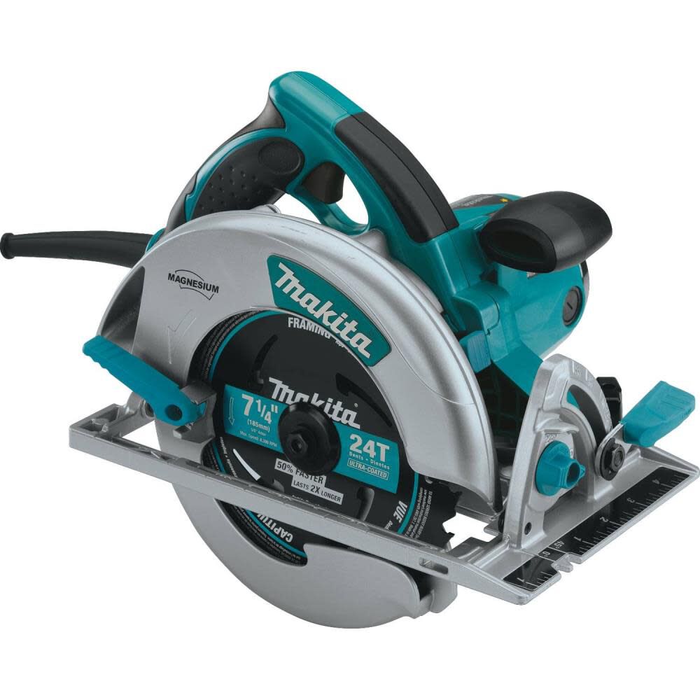 Makita 7-1/4 In. Magnesium Circular Saw with L.E.D. Lights; Electric Brake. 5007MGA