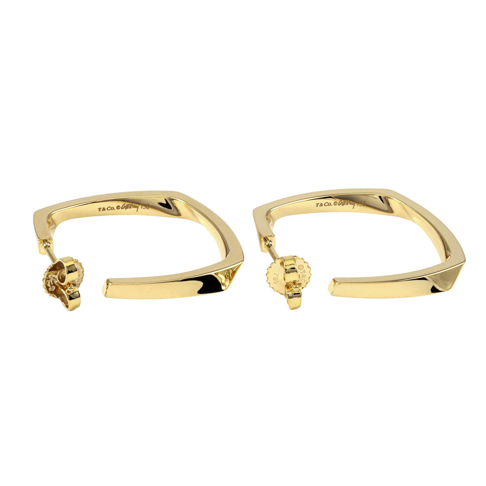 Tiffany & Co. Frank Gehry Earrings 18K Yellow Gold