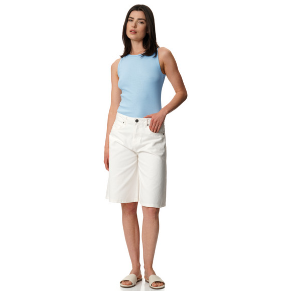 Gina Collection Damen Top mit Rippstruktur