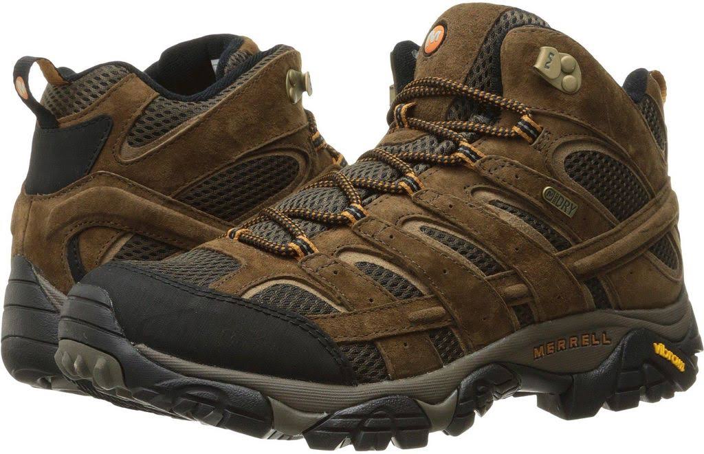 Merrell Men&s Moab 2 Mid Waterproof Earth / 7.5