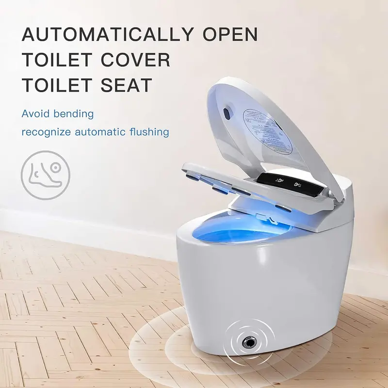 XEK Smart Bidet Toilet – All-in-One Heated Seat, Warm Water Cleansing & Self-Cleaning Nozzle