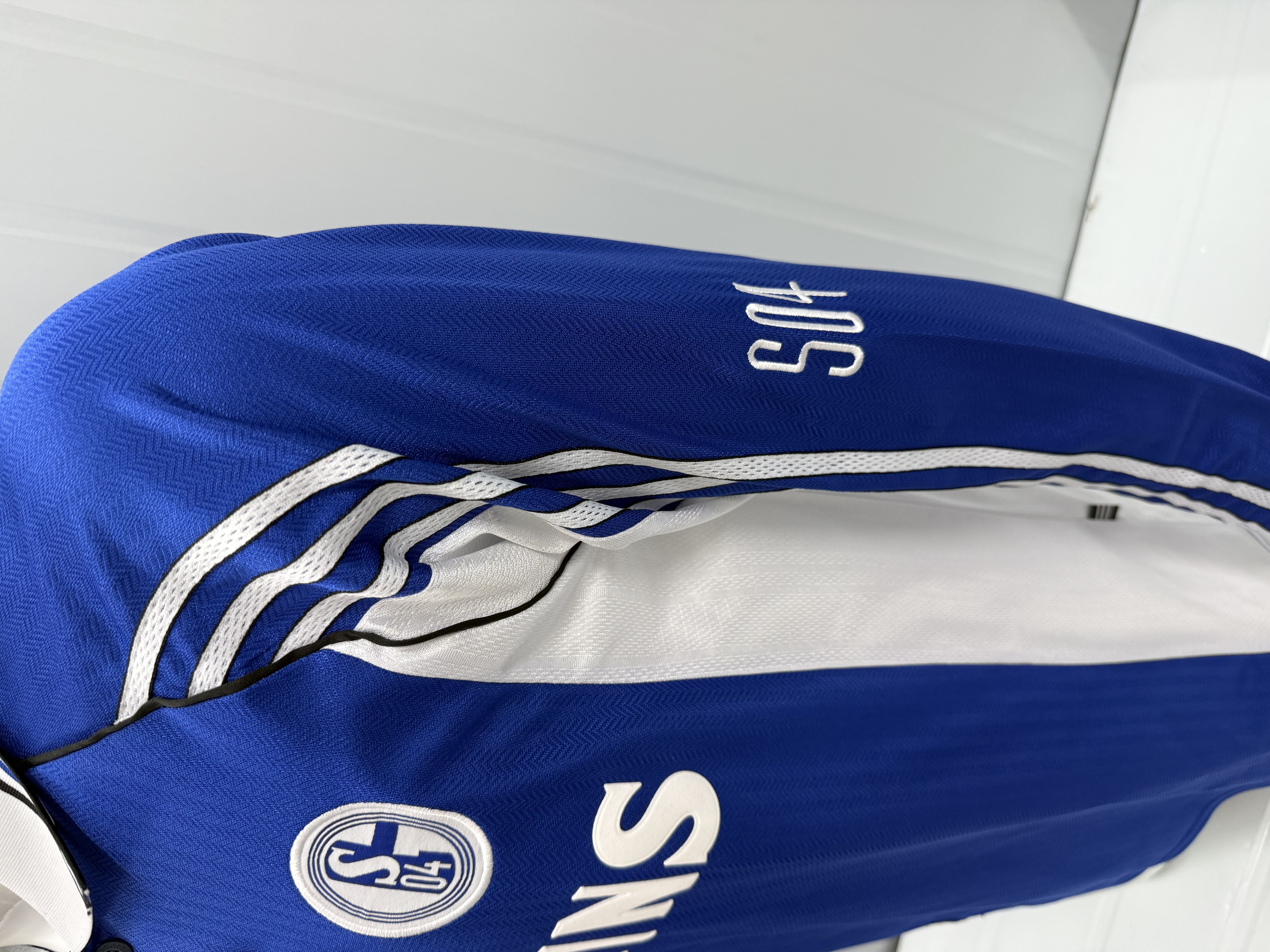 Retro 98/00 Schalke 04 Home Kit Long Sleeves S-XXL