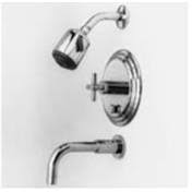 Newport Brass 3-992BP/26 East Linear Balanced Pressure Tub u0026 Shower Trim Set Polished Chrome
