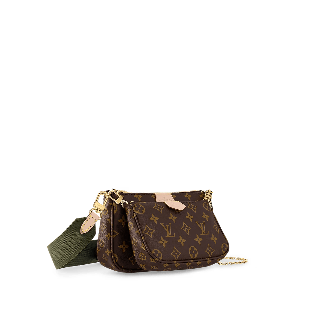Louis Vuitton Multi Pochette Accessoires Khaki 24Cm M44813