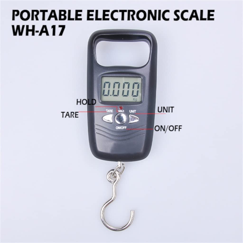 50kg Fishing Hook Luggage Digital Pocket Potable LCD Hanging Electronic Travel Weighing Scales Scales