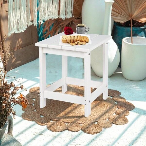 Side Table,Pool Composite Patio Table