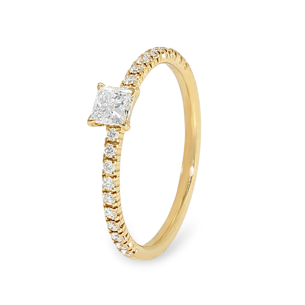 Cartier Ethancel Do Ring 18K Yellow Gold Diamond B4232900