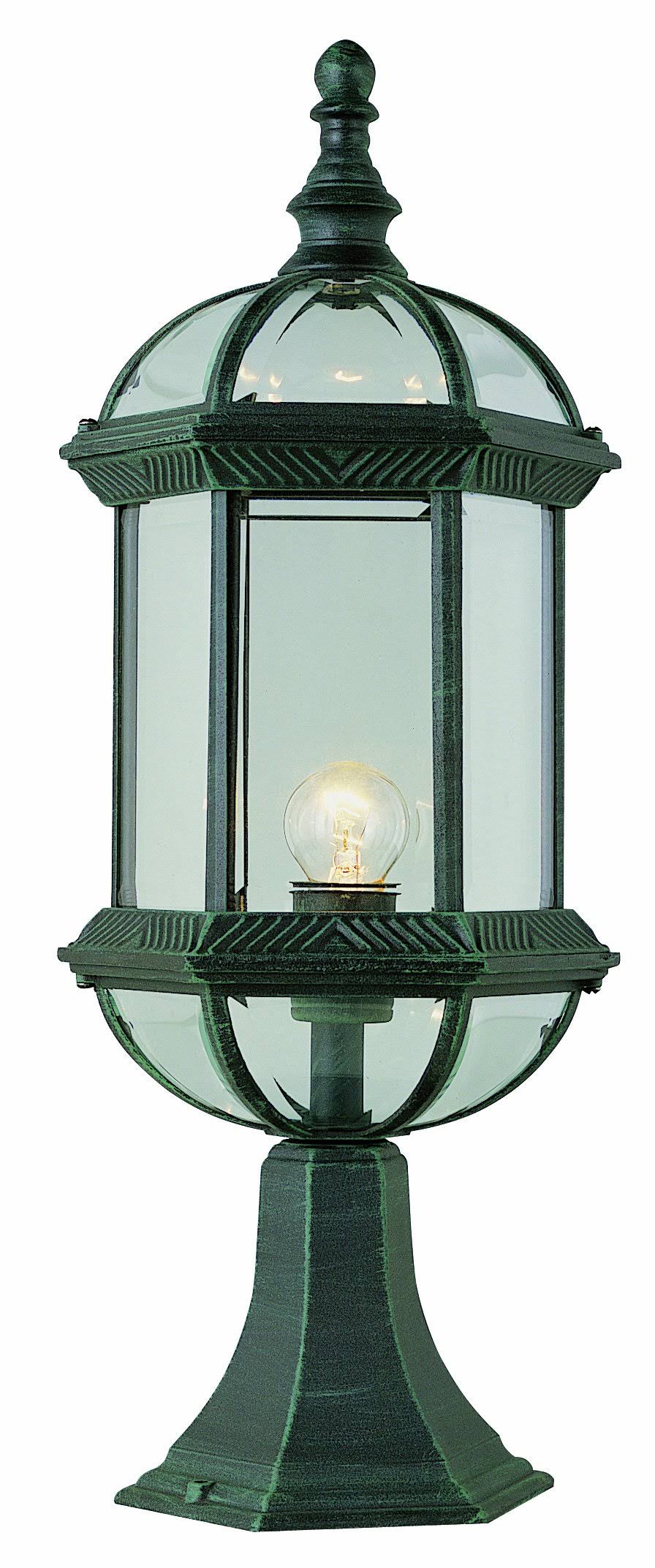 Trans Globe 4182 WH 1 Light Post Lantern