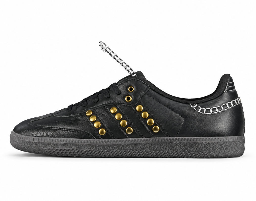 Adidas Samba Og Wales Bonner Studded Pack Black Core Black/Cream White IG4303