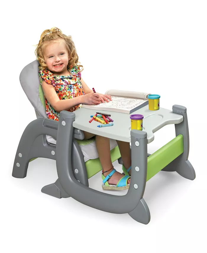 Badger Basket Envee II Baby High Chair with Playtable Conversion