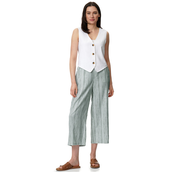 Gina Benotti Damen Leinen-Culotte mit Elastikbund