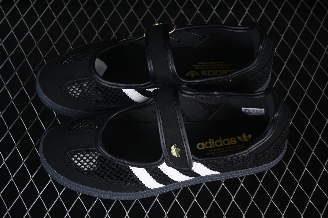 Adidas Mary Jane Lazy Life Shoes Black/White LA6830