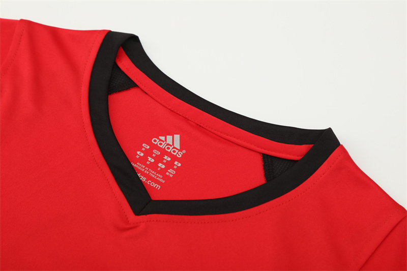 2003/04 AC Milan Retro Short Sleeves Training Jersey - Red 3