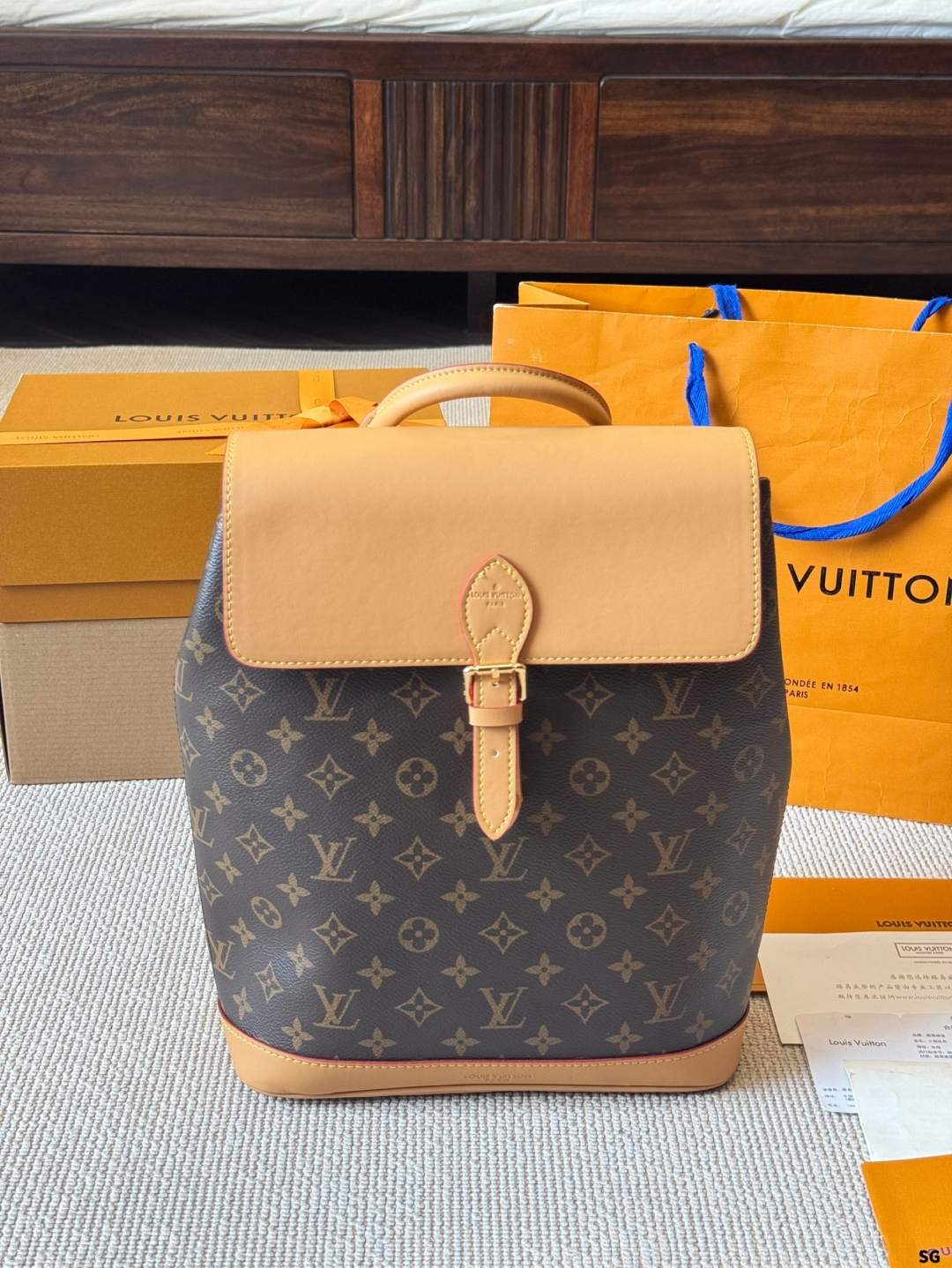 LV soho fashion backpack - cnluxepick