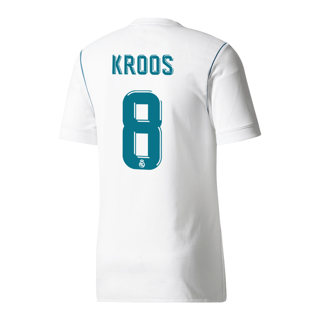 Retro Soccer Jersey KROOS #8 Real Madrid Home 2017/18