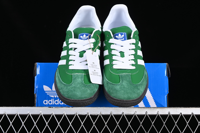 Adidas Samba Vegan Og White/Black/Green IG1024