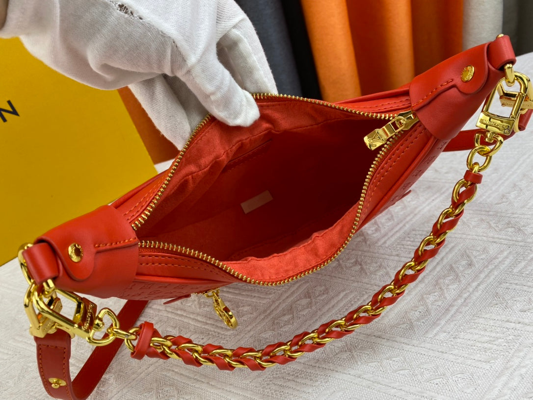 Louis Vuitton Loop Baguette Bag Red 23Cm M22594