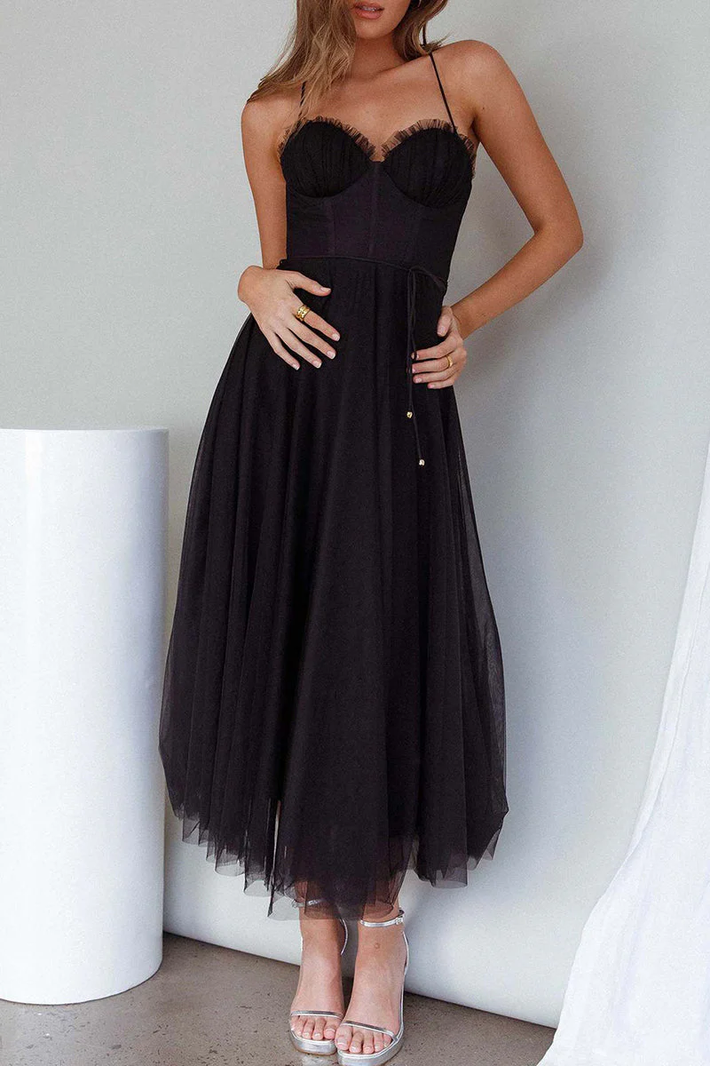 Elegant V-Neck Princess Maxi DressClistos