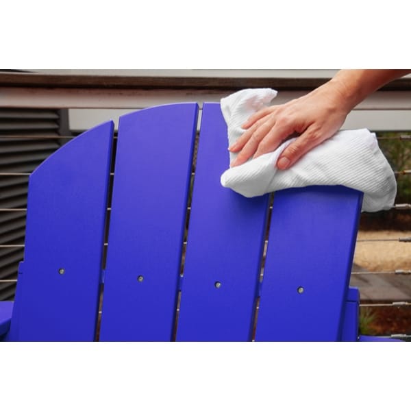 Leisure Line Recycled Plastic Folding Adirondack Chair