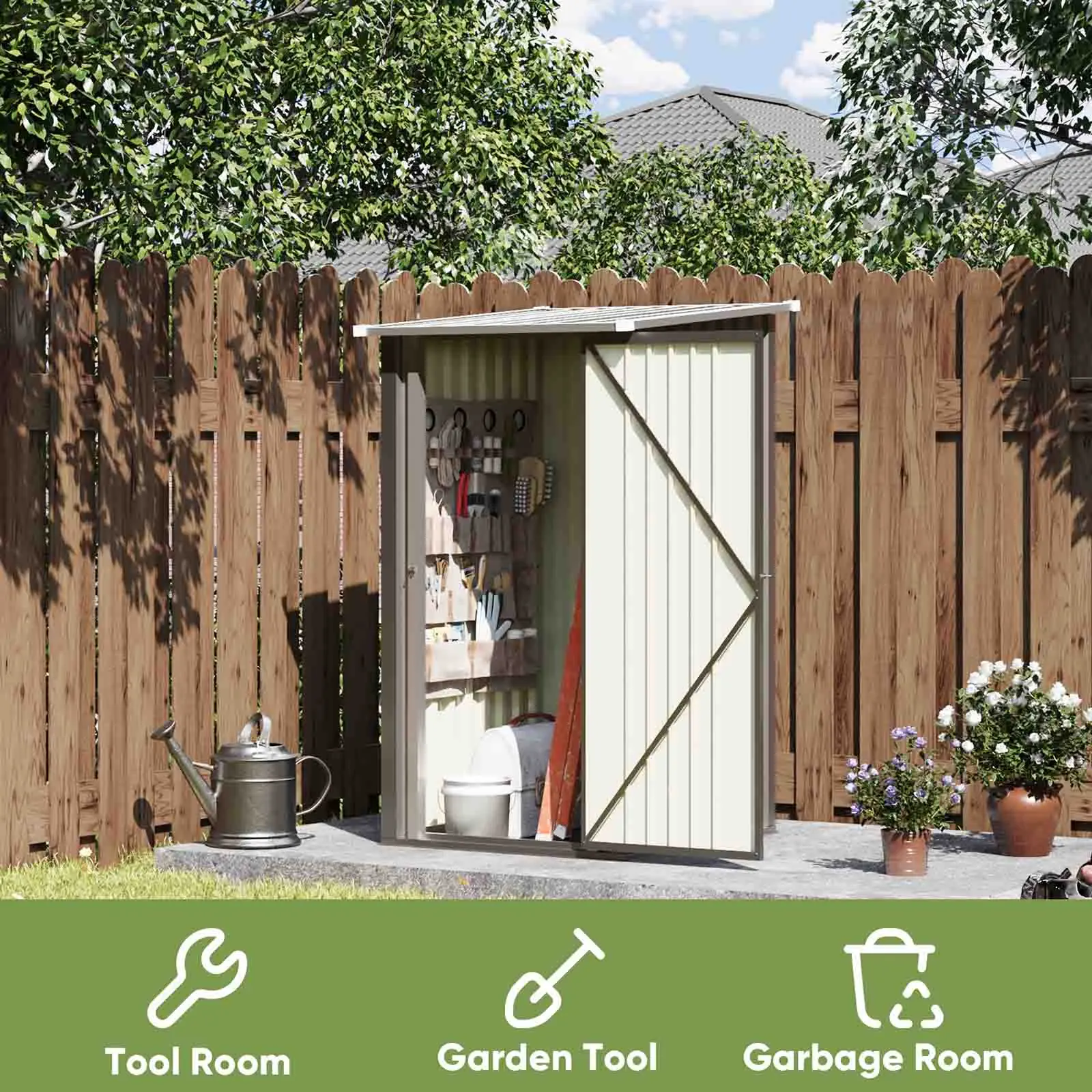Patiowell 3x3 Metal Shed Pro