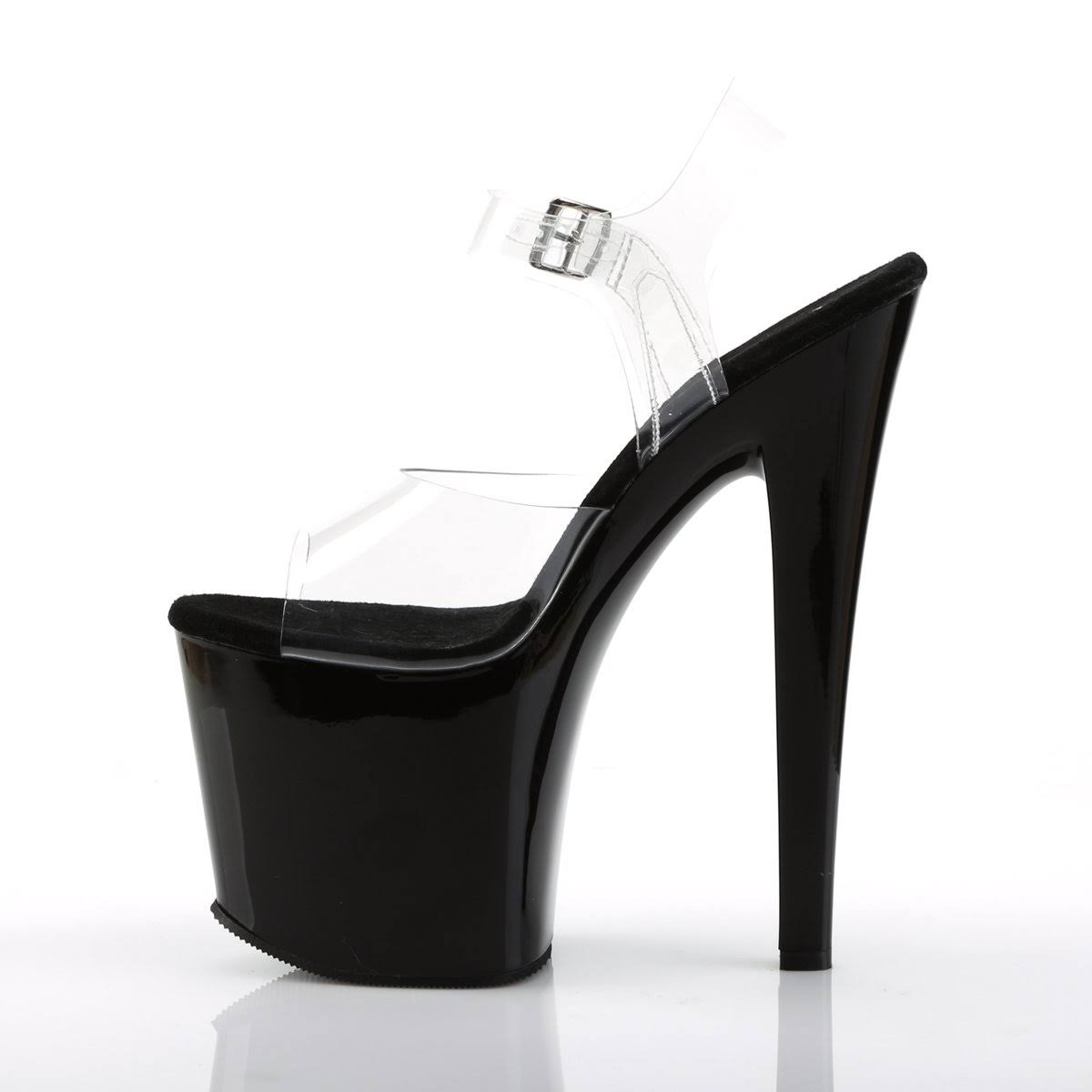 Pleaser - Taboo-708 9 / Clear/Black