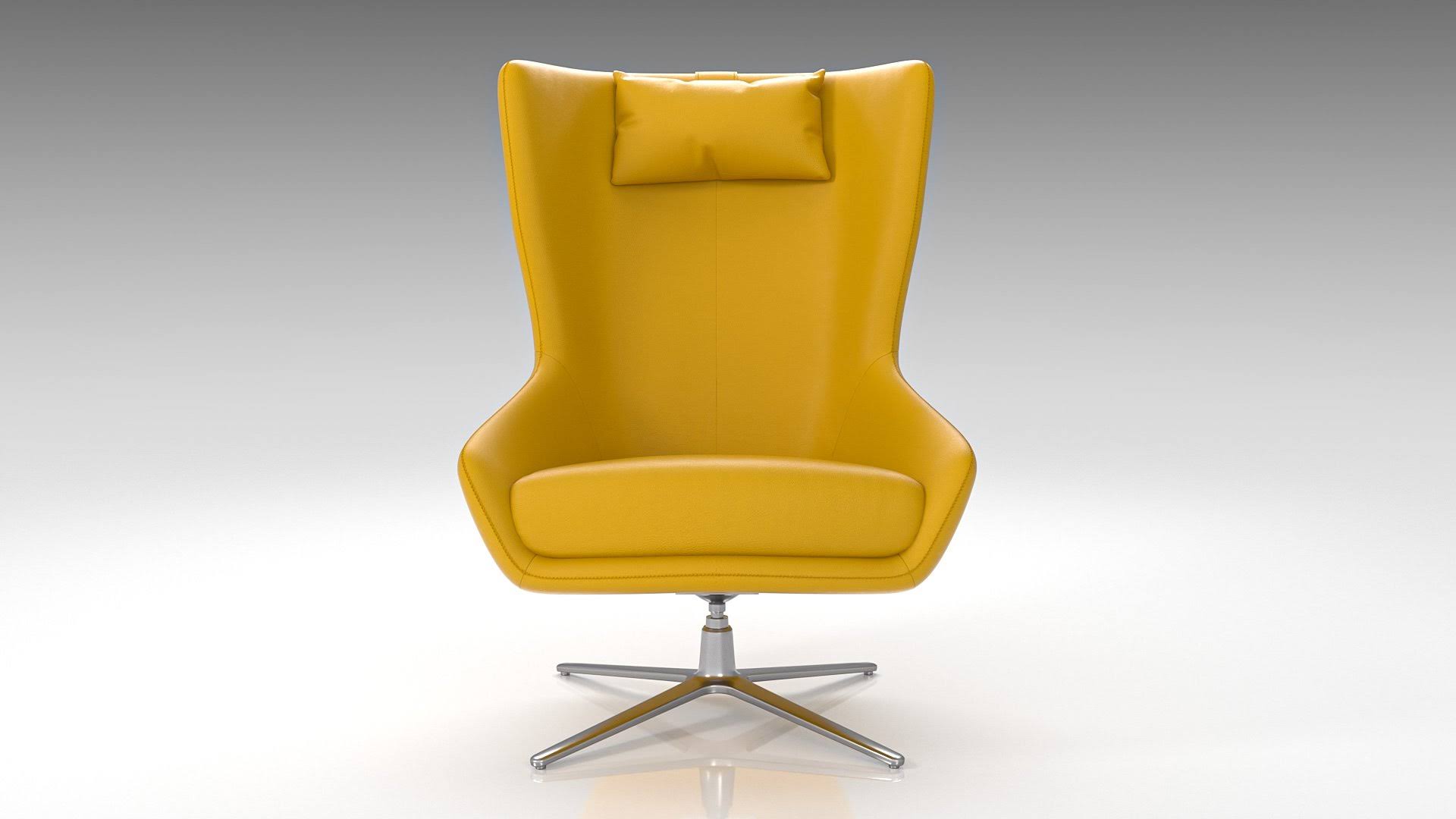 Jacob Accent Chair Light Gray | Eco Leather