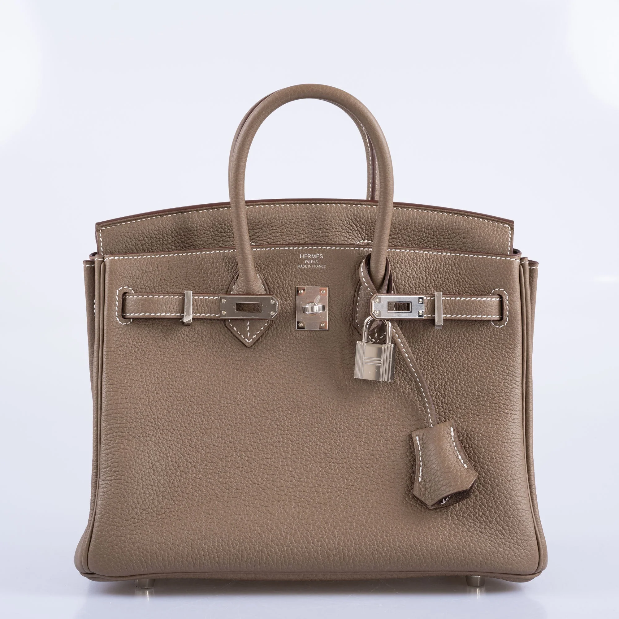 Hermès Birkin 25 Étoupe Togo Palladium Hardware