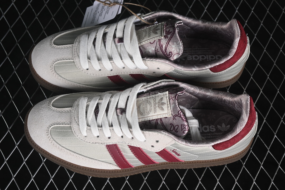 Adidas Samba Og Casual Sneakers Grey/Red/Grey KZ7552