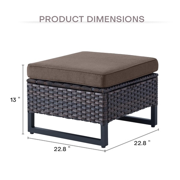 3Seat Sofa with Patio Chair Ottoman Funiture