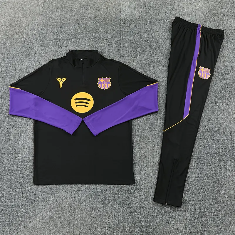 Adult/ Kids 2627 Barcelona half zipper Training suit