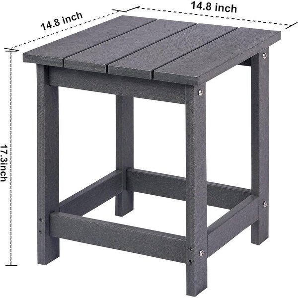 Side Table,Pool Composite Patio Table