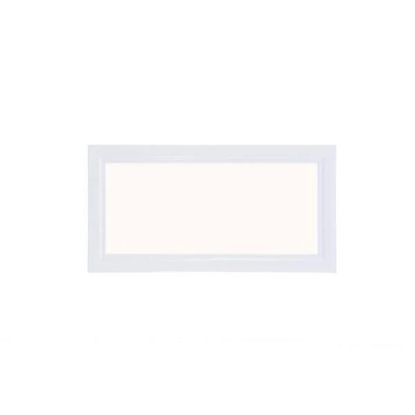 Inti Lighting Flush Mountable / T-Grid 1&x2& Dimmable 22 Watt LED Flat Panel Light 3000K Warm Light