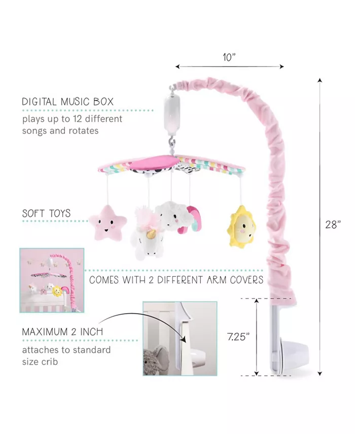 The Peanutshell Pink Look Up Mobile, 12 Lullabies