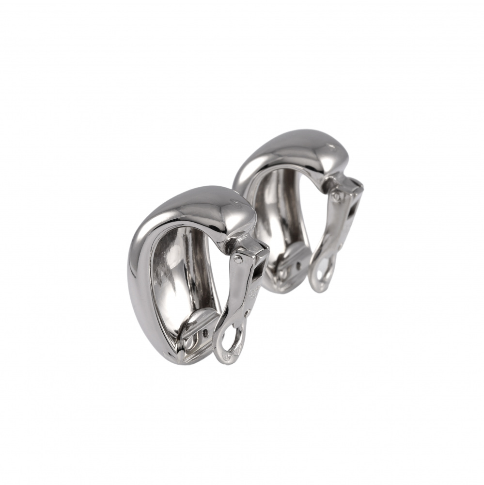 Cartier Nouvelle Berg Earrings 18K White Gold