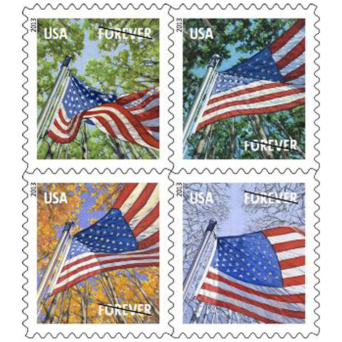 2013 US Flag Forever Stamps - USPS