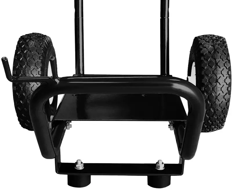 Wheeled Pressure Washer Cart Frame – Heavy-Duty Push-Handle Mounting System