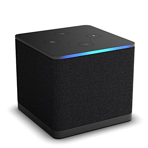 Like-New Amazon Fire TV Cube (newest model) with AI-powered Fire TV Search, Hands-free streaming device with Alexa, Wi-Fi 6E, 4K Ultra HD