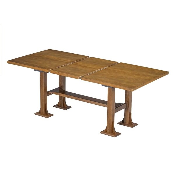 Extendable Dining Table Set,with Removable Leaf and Upholstered Chairs