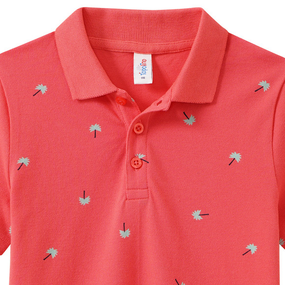 Topolino Jungen Poloshirt mit Allover-Print