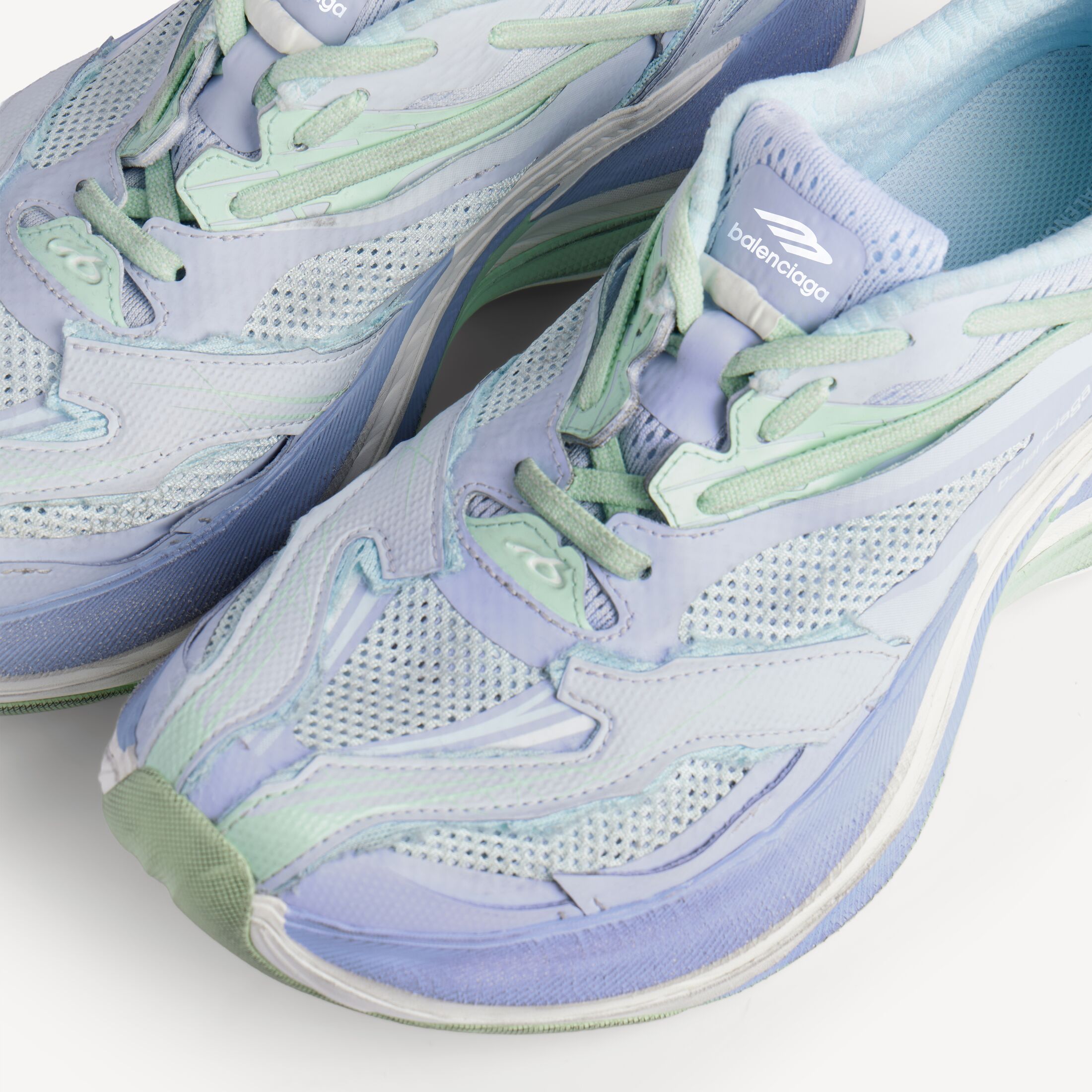 WOMEN'S JET SNEAKER IN LIGHT BLUE/LILAC/LIME Jet Sneaker in light blue, lilac and lime TPU and polyester