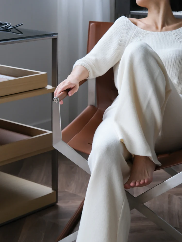 CH062 - BV-Wave 1966: Classic Braided Saddle Leather Armchair, Bauhaus Steel Legs
