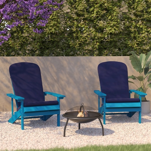 Indoor/Outdoor Adirondack Chairs with Cushions
