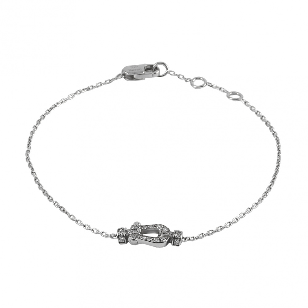 FRED Force 10 Lm Bracelet 18K White Gold Diamond 6B0225