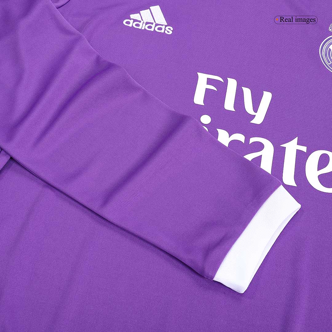 Retro Soccer Jersey Real Madrid Away Long Sleeve 2016/17