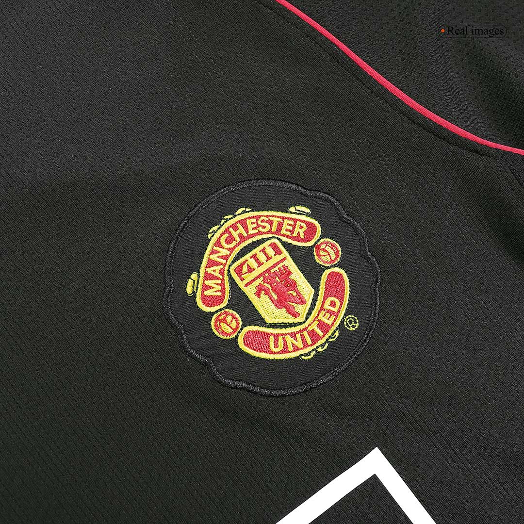 Retro Soccer Jersey Manchester United Away Long Sleeve 2007/08